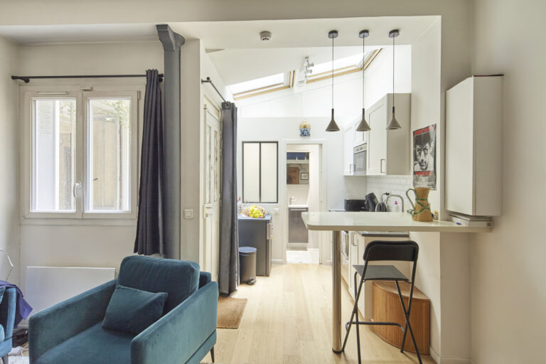 23 m² esprit atelier à Paris 9